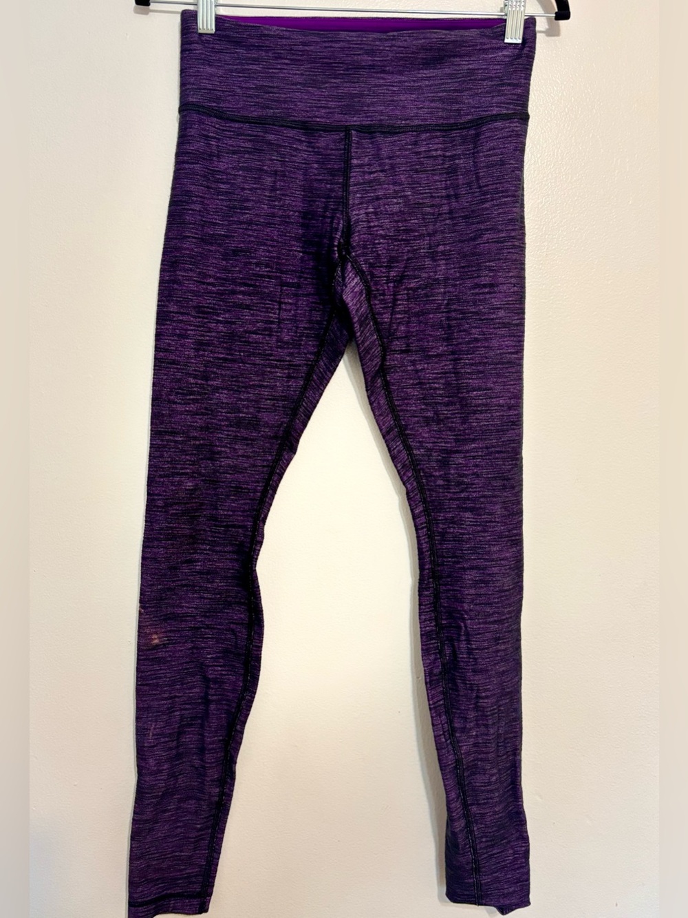 lululemon athletica Heathered Purple High-Rise Leggings